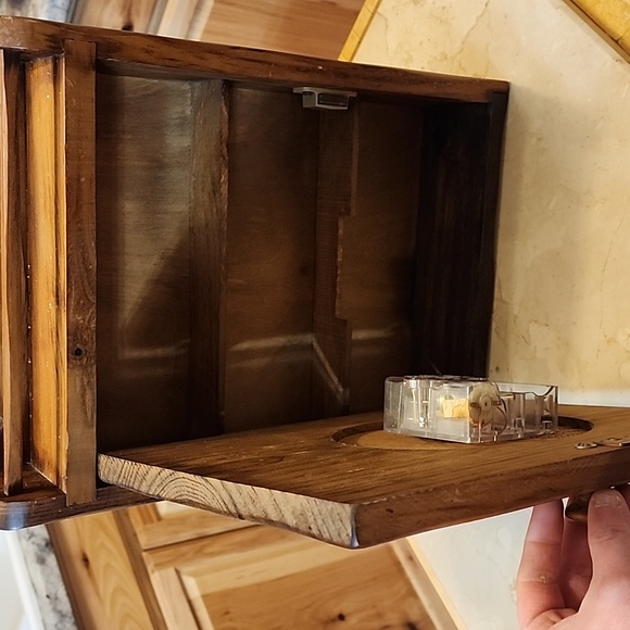 VINTAGE RETRO 1960s/70s PATCHWORK COUNTRY SPICE RACK - Picture 2 of 4